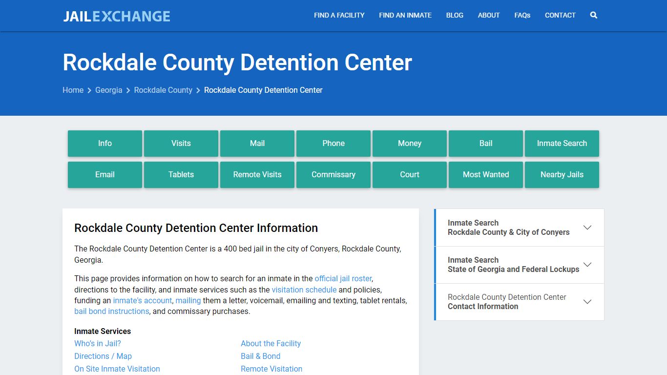 Rockdale County Detention Center - Jail Exchange